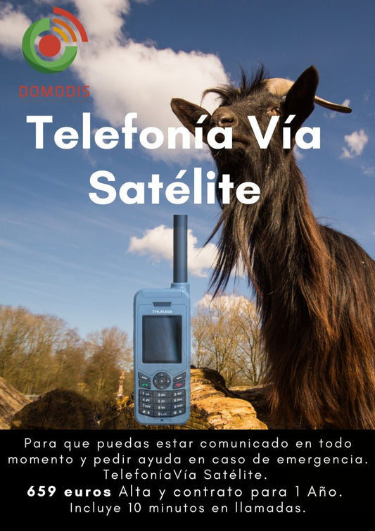 Telefono via satelite para ganadería