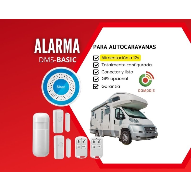 KIT Alarma para caravana o autocaravanas