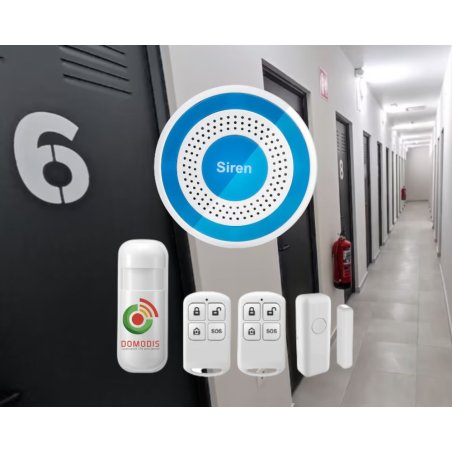 KIT Alarma Inalambrica para casa, barco o trastero