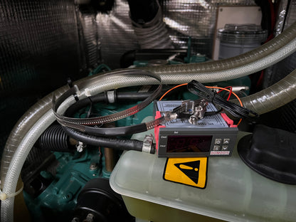 Alarma de temperatura para el ESCAPE DE MOTOR Náutico