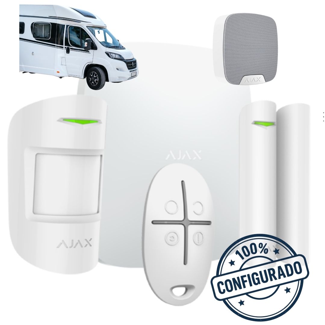 Kit de Alarma Anti-Intrusión AJAX AUTOCARAVANAS